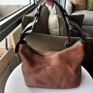 Dooney & Bourke Tan Leather Shoulder Bag